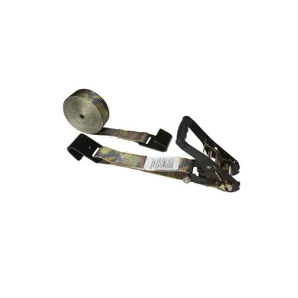 Us Cargo Control 2" x 12' Camo Ratchet Strap w/ Black Flat Hook 5512FH-CAMO - main